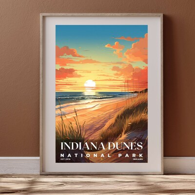 Indiana Dunes National Park Poster, Travel Art, Office Poster, Home Decor | S7 - image4